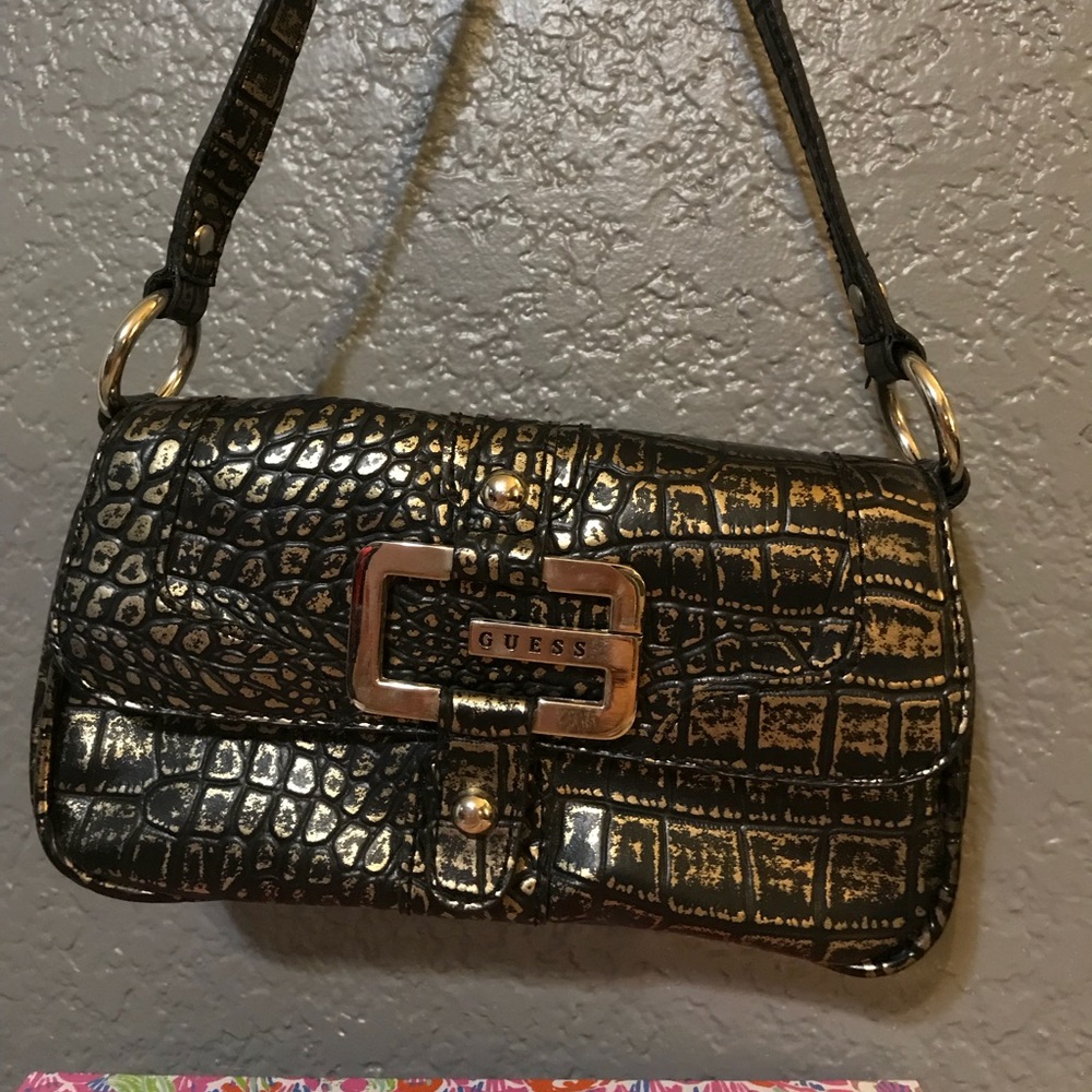 Guess Black and Gold small purse